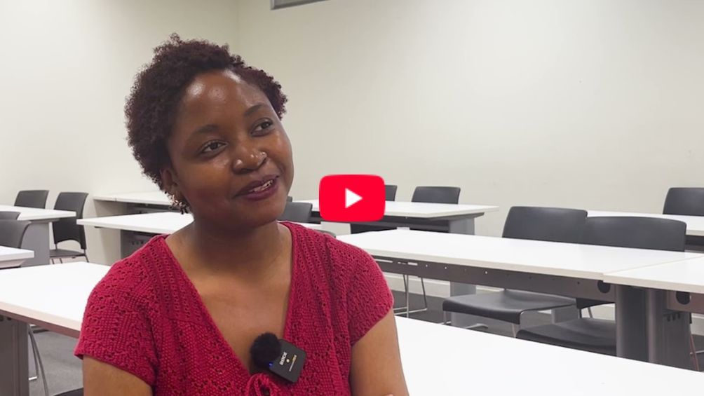 Play Video - Winner of 2025 ECC Merit Based Scholarship - Zandisile from Zimbabwe