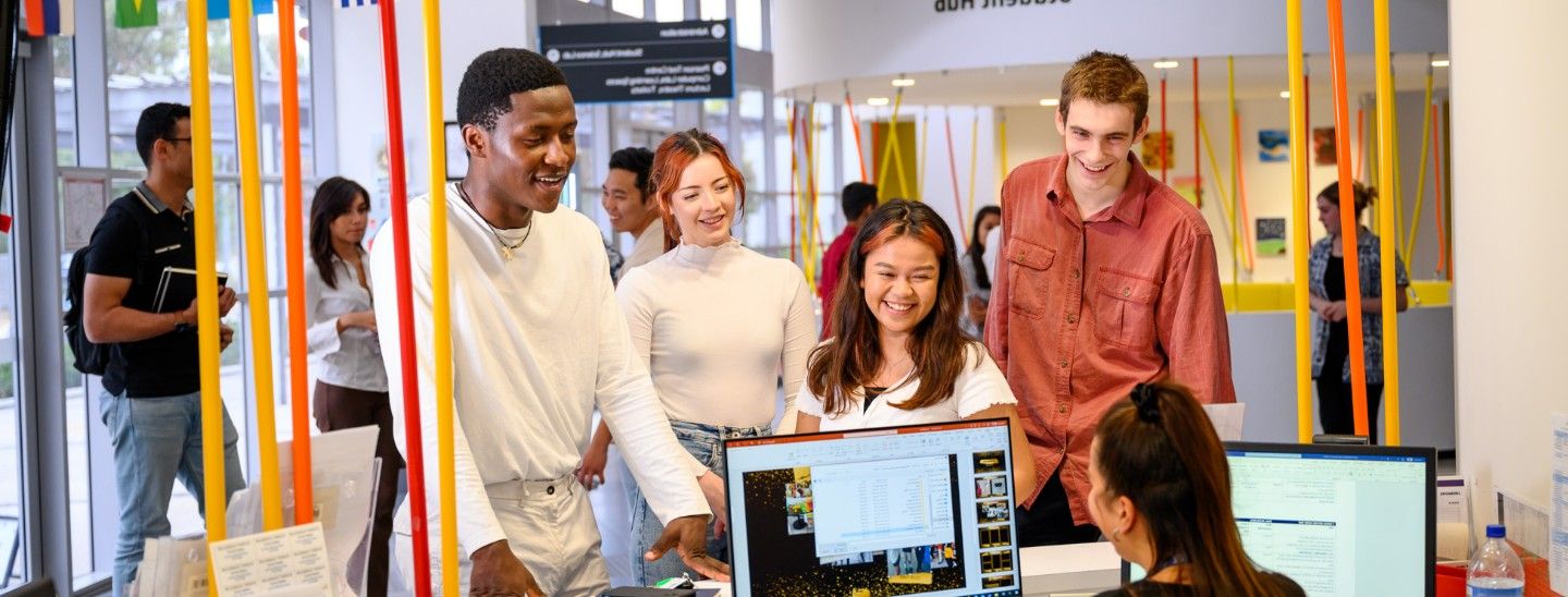 Group at student administration