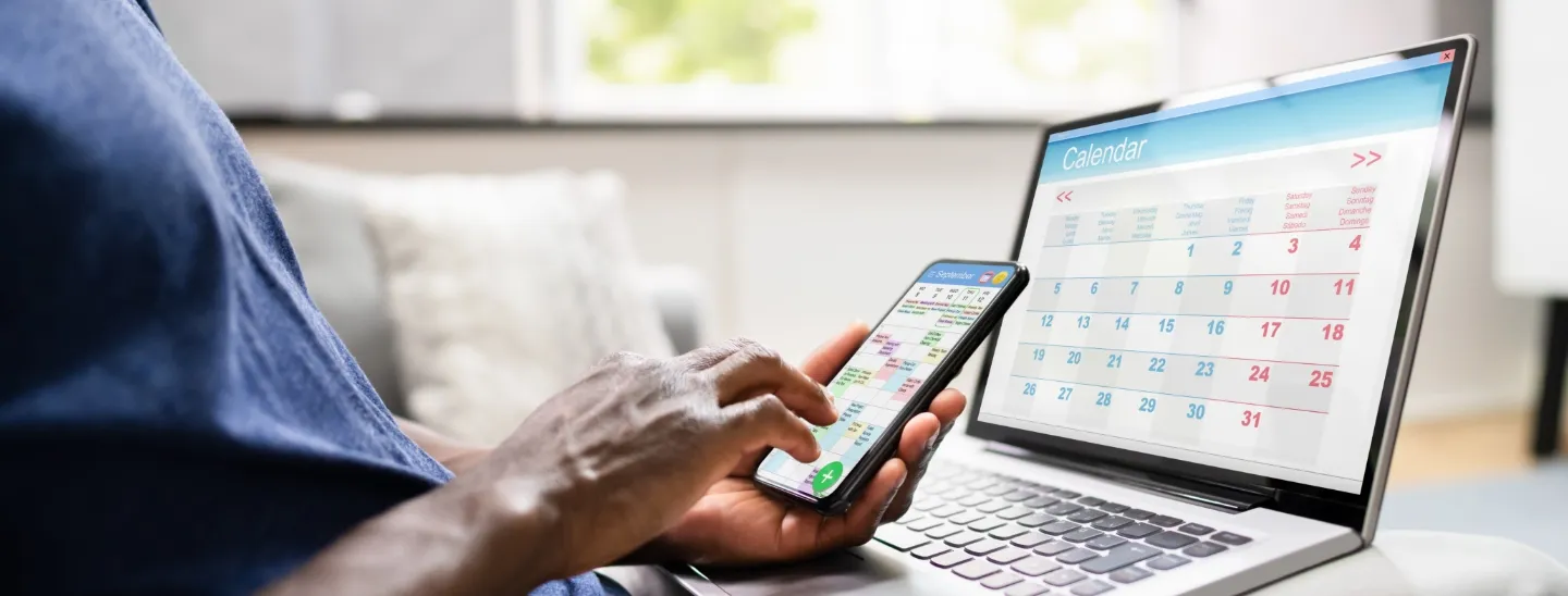 Off campus calendar on technology
