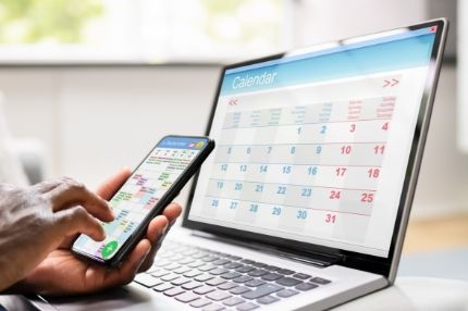 Off campus calendar on technology