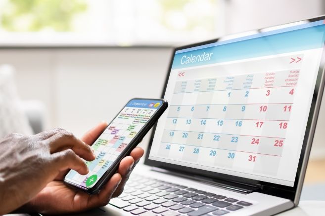 Off campus calendar on technology