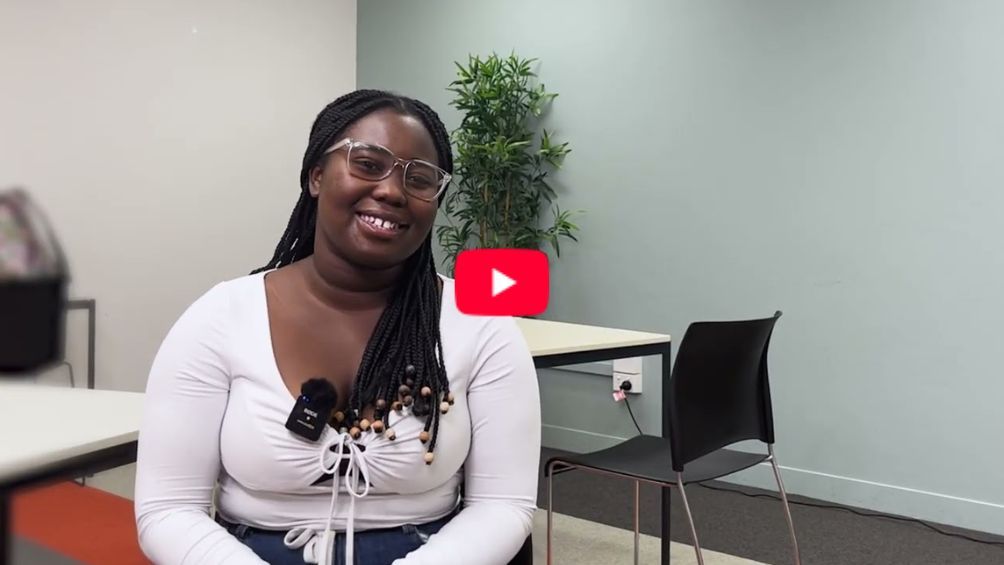 Play Video - Winner of 2025 ECC Merit Based Scholarship - Nomusa from Zimbabwe